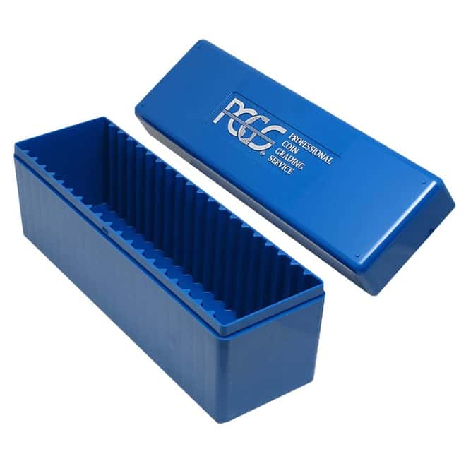 PCGS 20-Coin Empty Storage Box (Used, Blue)