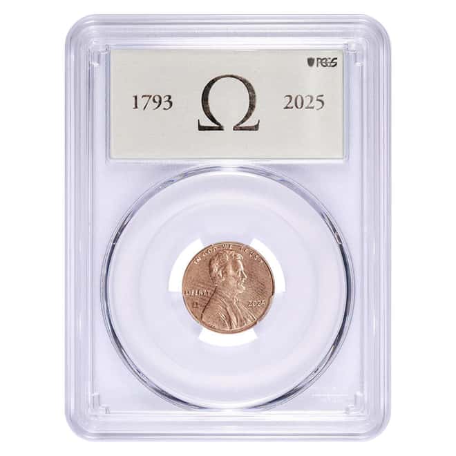 2025 Lincoln Penny 1 Cent Omega Privy Mark 3-Coin Set PCGS