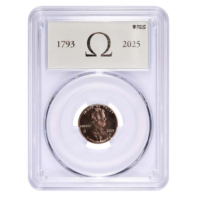 2025 Lincoln Penny 1 Cent Omega Privy Mark 3-Coin Set PCGS
