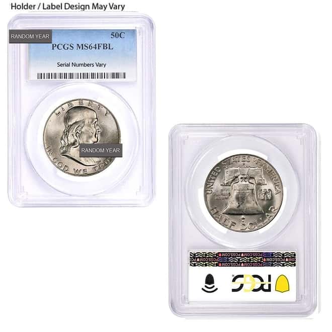 Franklin Silver Half Dollar 50C NGC/PCGS MS 64 (Random Year)