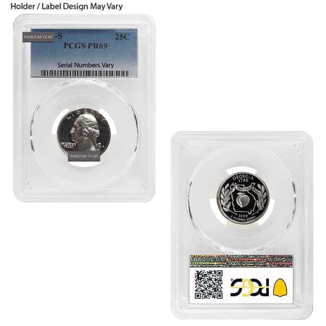 Proof Washington Silver Quarter 25C NGC/PCGS PF 69 (Random Year)