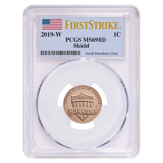 2019 W Uncirculated Lincoln Penny Cent Comm. PCGS MS 69 FS