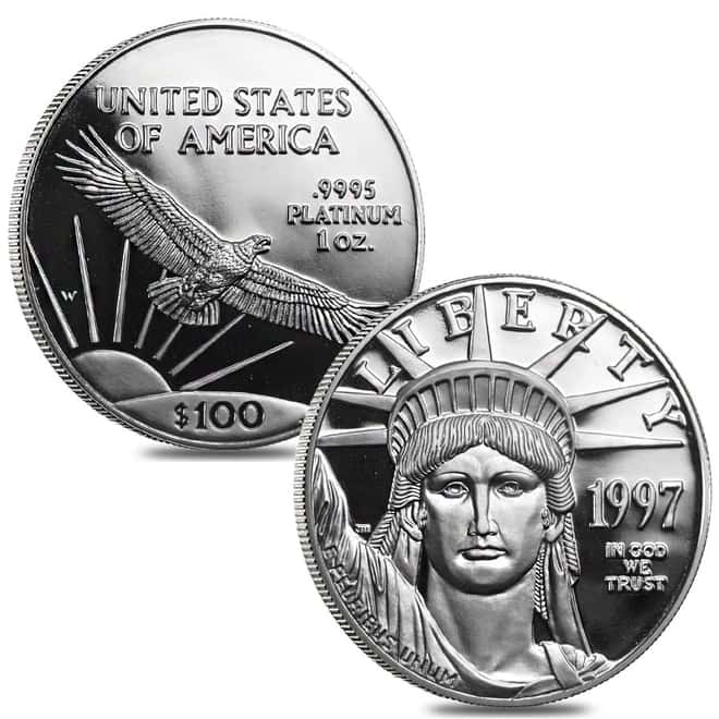 1997 3-Coin Proof Impressions of Liberty Set (Signed w/Box&COA)