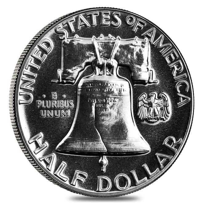 $10 Face Value Franklin Half Dollars 90% Silver 20-Coin Roll (Proof)