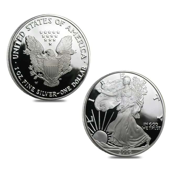 2006 W/P 1 oz Silver American Eagle 3-Coin Set - 20th Anniversary (w/Box & COA)