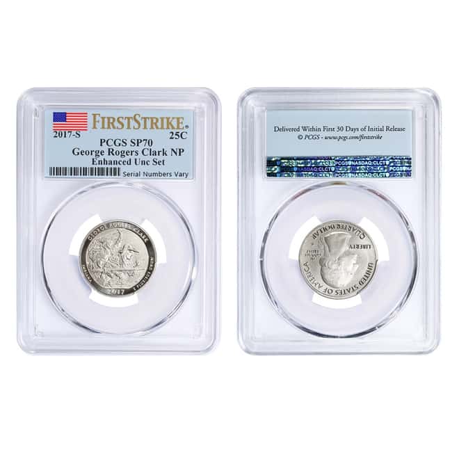 2017-S US Mint 225th Anniversary Enhanced Uncirculated 10-Coin Set PCGS SP 70 First Strike