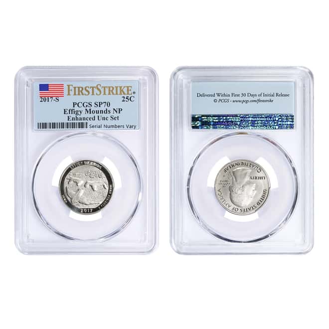 2017-S US Mint 225th Anniversary Enhanced Uncirculated 10-Coin Set PCGS SP 70 First Strike