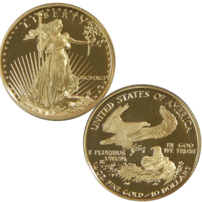 1991-W+P 1.85 oz American Gold Eagle Set (w/COA&BOX)