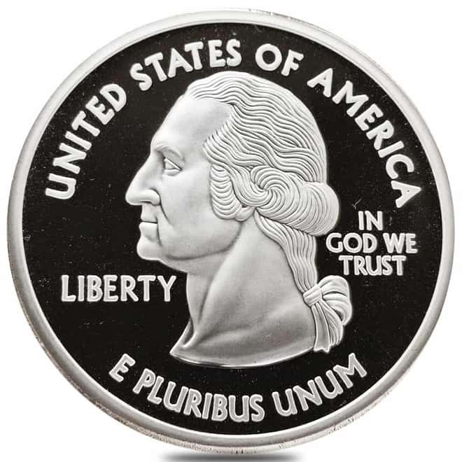Quarter Pound Giant Silver 50 States Proof Commemorative (w/Box & COA)