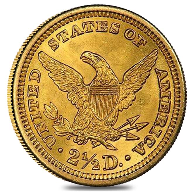 1904 $2.5 Gold Quarter Eagle Liberty Head NGC MS 62
