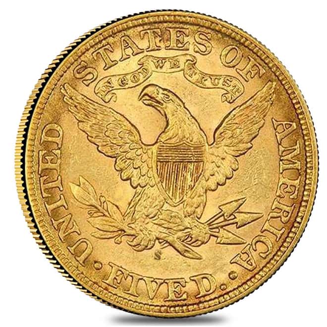 1903 S $5 Liberty Head Half Eagle Gold Coin NGC AU 55 