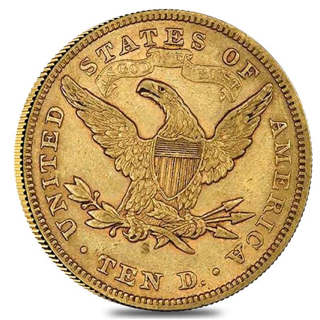 1903-S $10 Liberty Head Gold Eagle Coin PCGS XF Details