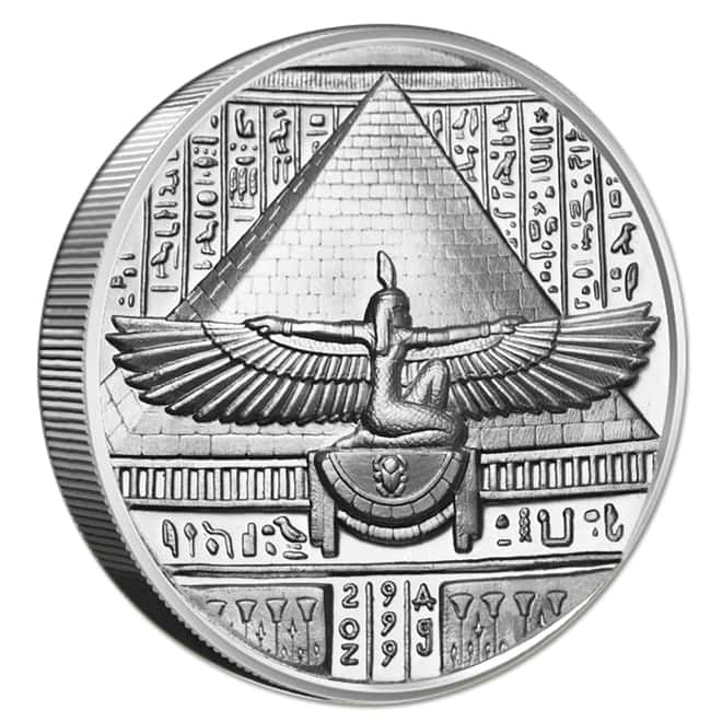 Cleopatra 2 oz Ultra High Relief Silver Round .999 Fine