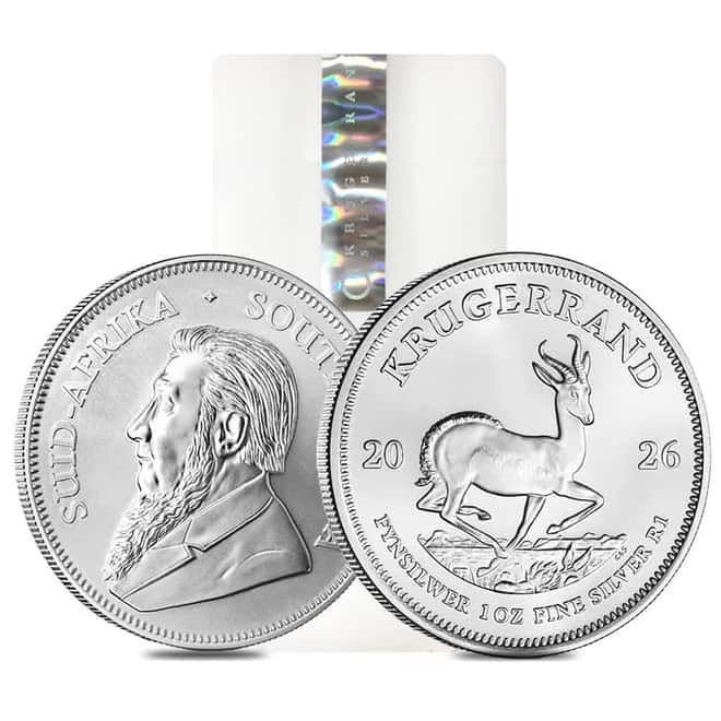 Monster Box of 500 - 2026 South Africa 1 oz Silver Krugerrand Coin BU