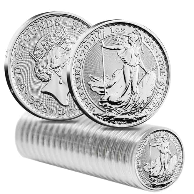 2019 Great Britain 1 oz Silver Britannia Pig Privy Coin .999 Fine BU 