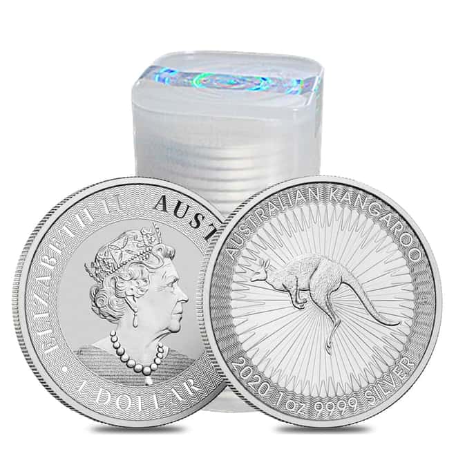 2020 1 oz Australian Silver Kangaroo Perth Mint Coin .9999 Fine BU