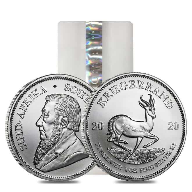 2020 South Africa 1 oz Silver Krugerrand BU