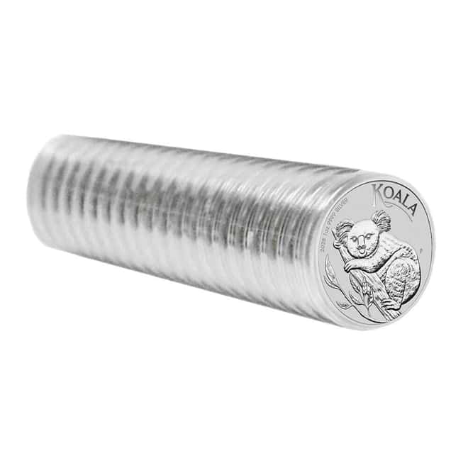 Roll of 20 - 2025 1 oz Silver Australian Koala Perth Mint BU