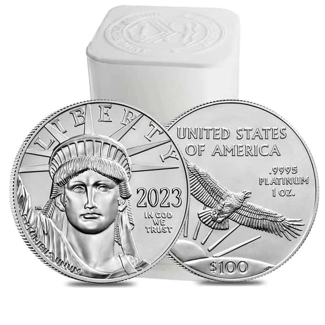2023 1 oz Platinum American Eagle $100 Coin BU