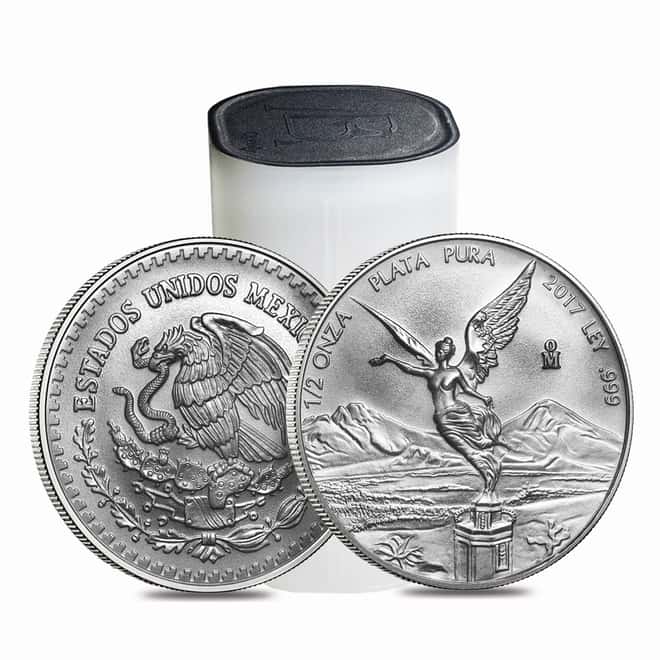 2017 1/2 oz Mexican Silver Libertad Coin .999 Fine BU