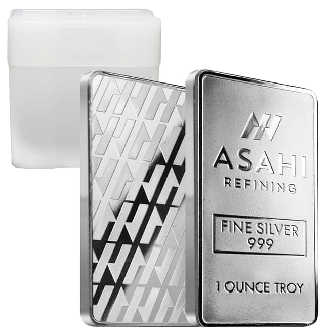 Lot of 20 - 1 oz Asahi Silver Bar .999 Fine