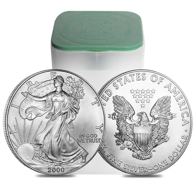 2000 1 oz Silver American Eagle $1 Coin BU