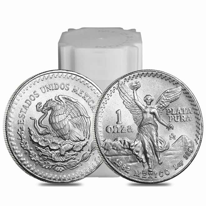 1982 1 oz Silver Mexican Libertad BU 