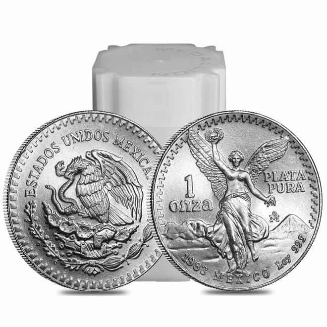1983 1 oz Silver Mexican Libertad BU