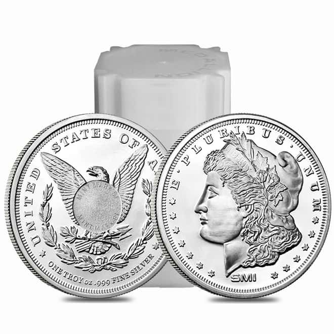 1 oz Sunshine Mint Morgan Dollar Design Silver Round .999 Fine