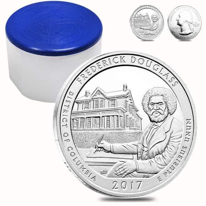 2017 5 oz Silver America the Beautiful ATB District of Columbia Frederick Douglass National Historic Site Coin
