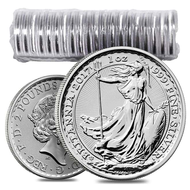 2017 Great Britain 1 oz Silver Britannia 20th Anniversary Privy Coin .999 Fine BU