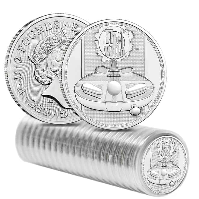 2021 Great Britain 1 oz Silver Music Legends The Who Coin .999 Fine BU