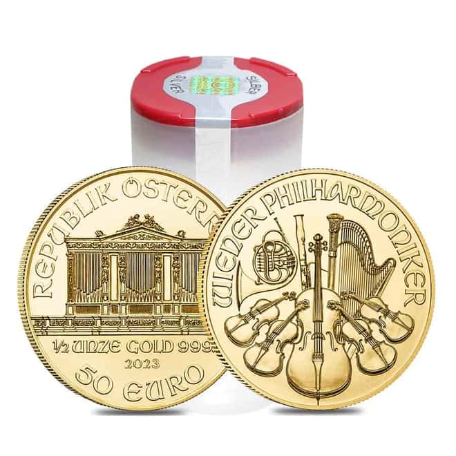 2023 1/2 oz Austrian Gold Philharmonic Coin BU