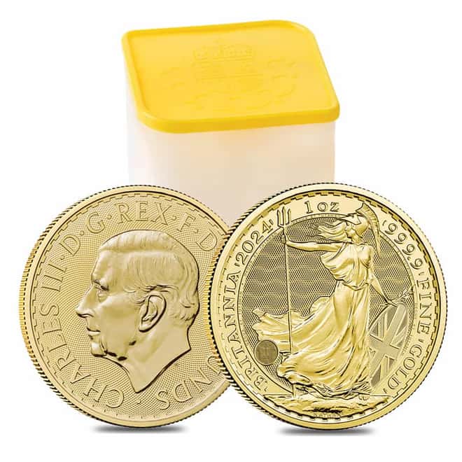 2024 Great Britain 1 oz Gold Britannia Coin BU