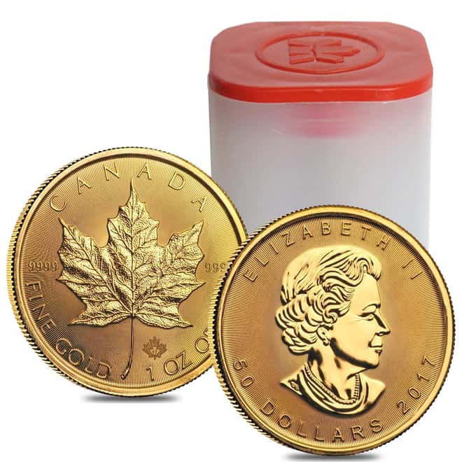 2017 1 oz Canadian Gold Maple Leaf $50 Coin .9999 Fine BU