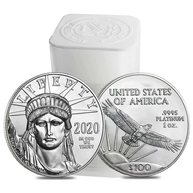 2020 1 oz Platinum American Eagle $100 Coin BU