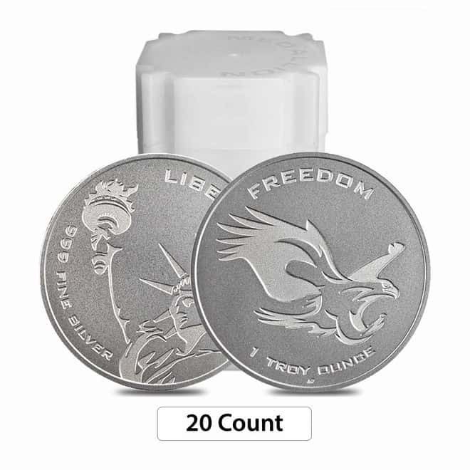 1 oz Asahi Freedom Liberty Silver Round .999 Fine