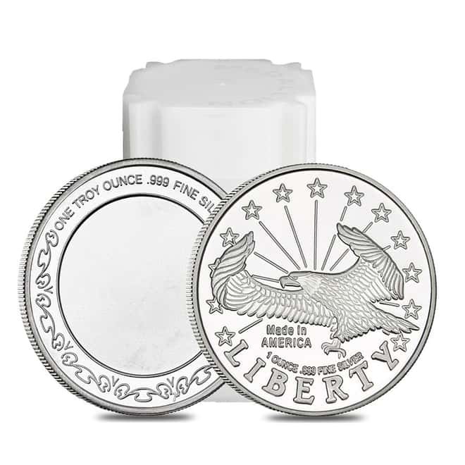 1 oz Liberty Eagle Silver Round .999 Silver
