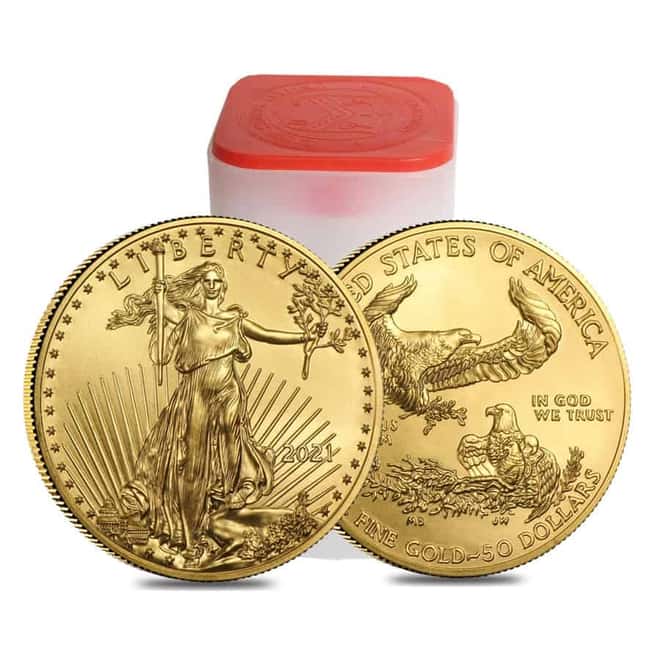 2021 1 oz Gold American Eagle $50 Coin BU