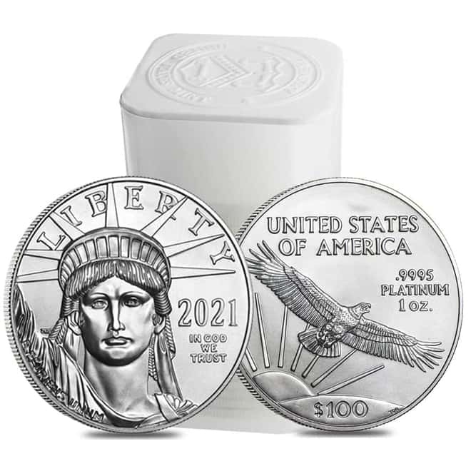 2021 1 oz Platinum American Eagle $100 Coin BU