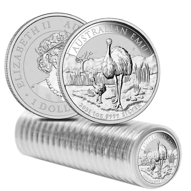 2021 1 oz Silver Australian Emu Coin Perth Mint .9999 Fine BU
