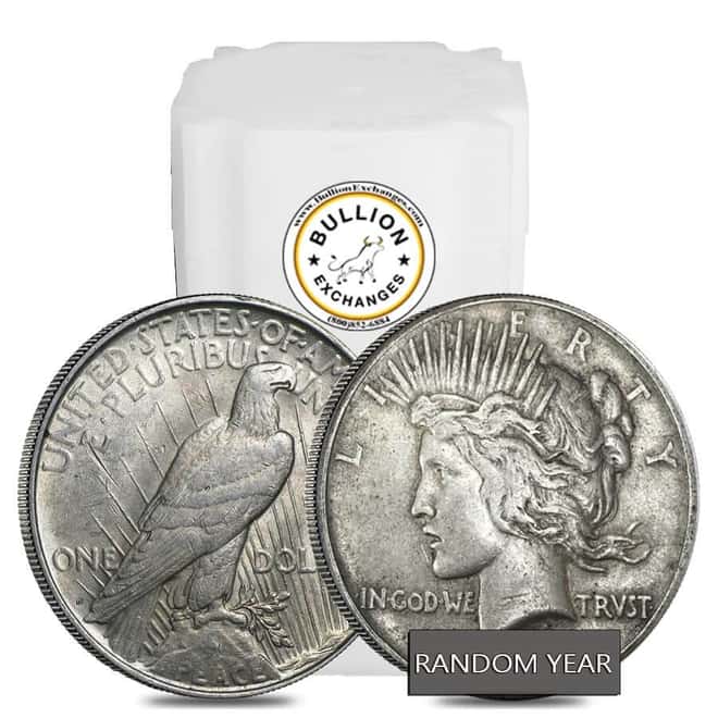 1922-1935 Peace Silver Dollar AU (Random Year)