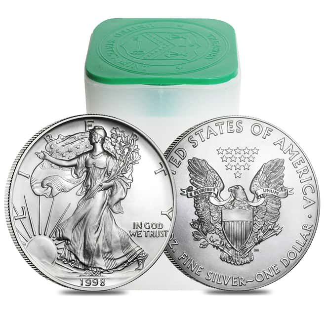 1998 1 oz Silver American Eagle Brilliant Uncirculated