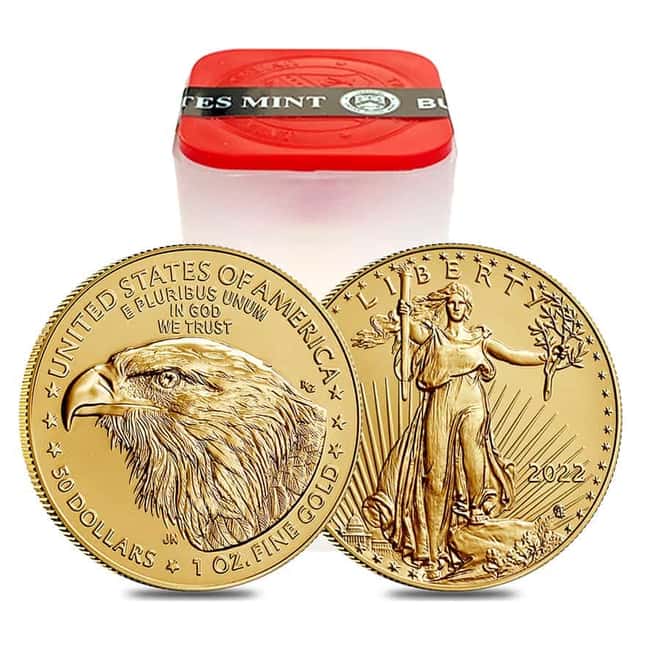 2022 1 oz Gold American Eagle $50 Coin BU
