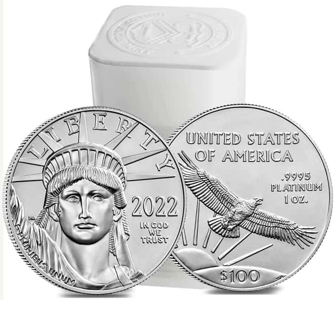 2022 1 oz Platinum American Eagle $100 Coin BU