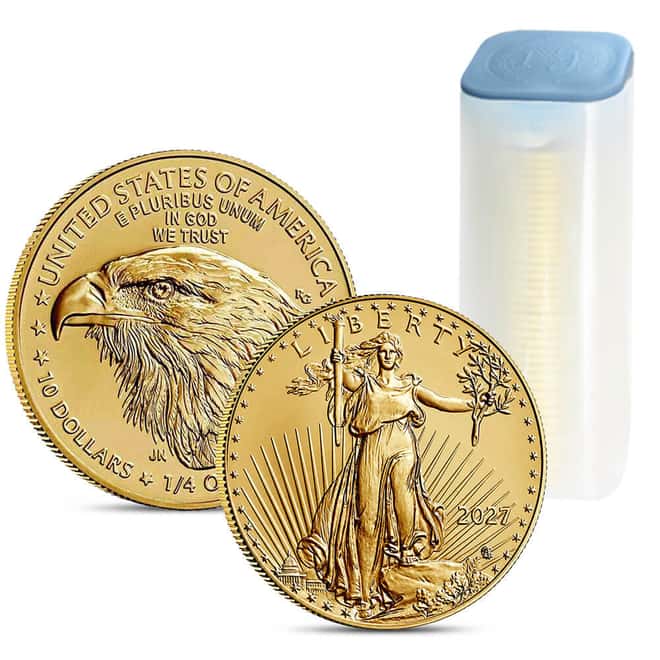 2027 1/4 oz Gold American Eagle $10 Coin BU