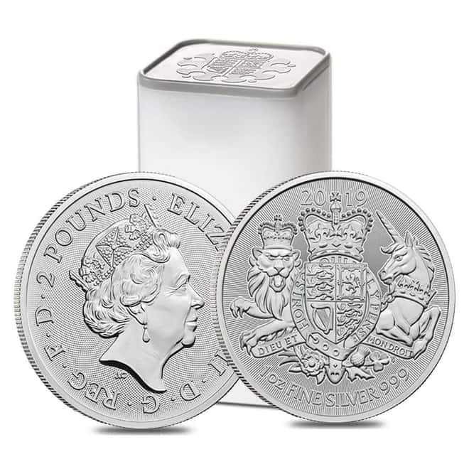 2019 Great Britain 1 oz Silver Royal Arms Coin .999 Fine BU