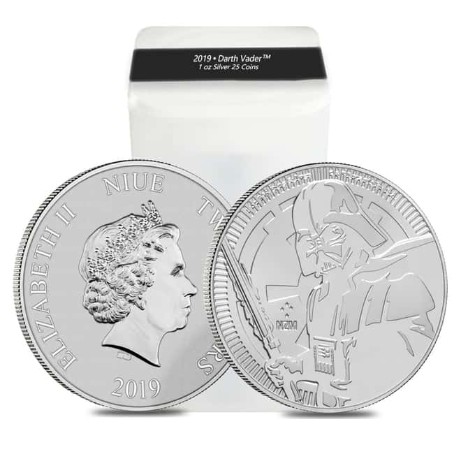 2019 1 oz Niue Silver $2 Star Wars Darth Vader BU
