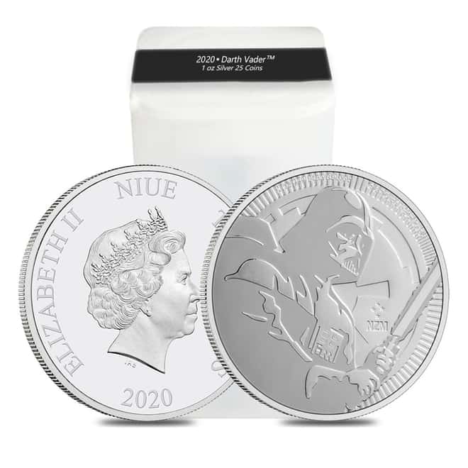 2020 Niue 1 oz Silver Star Wars Darth Vader Coin BU