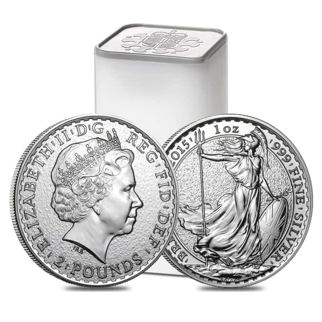 2015 British 1 oz Silver Britannia Coin